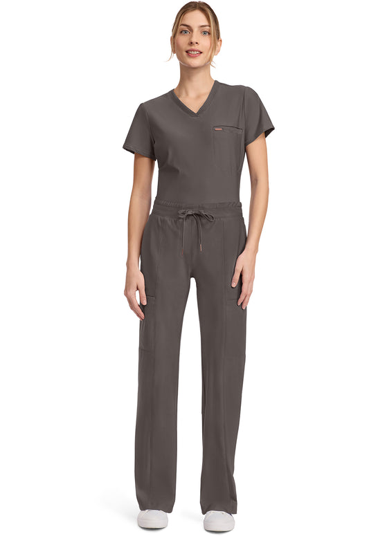 Form CK026 Women's 5-Pocket Trouser Leg Scrub Pants Iron