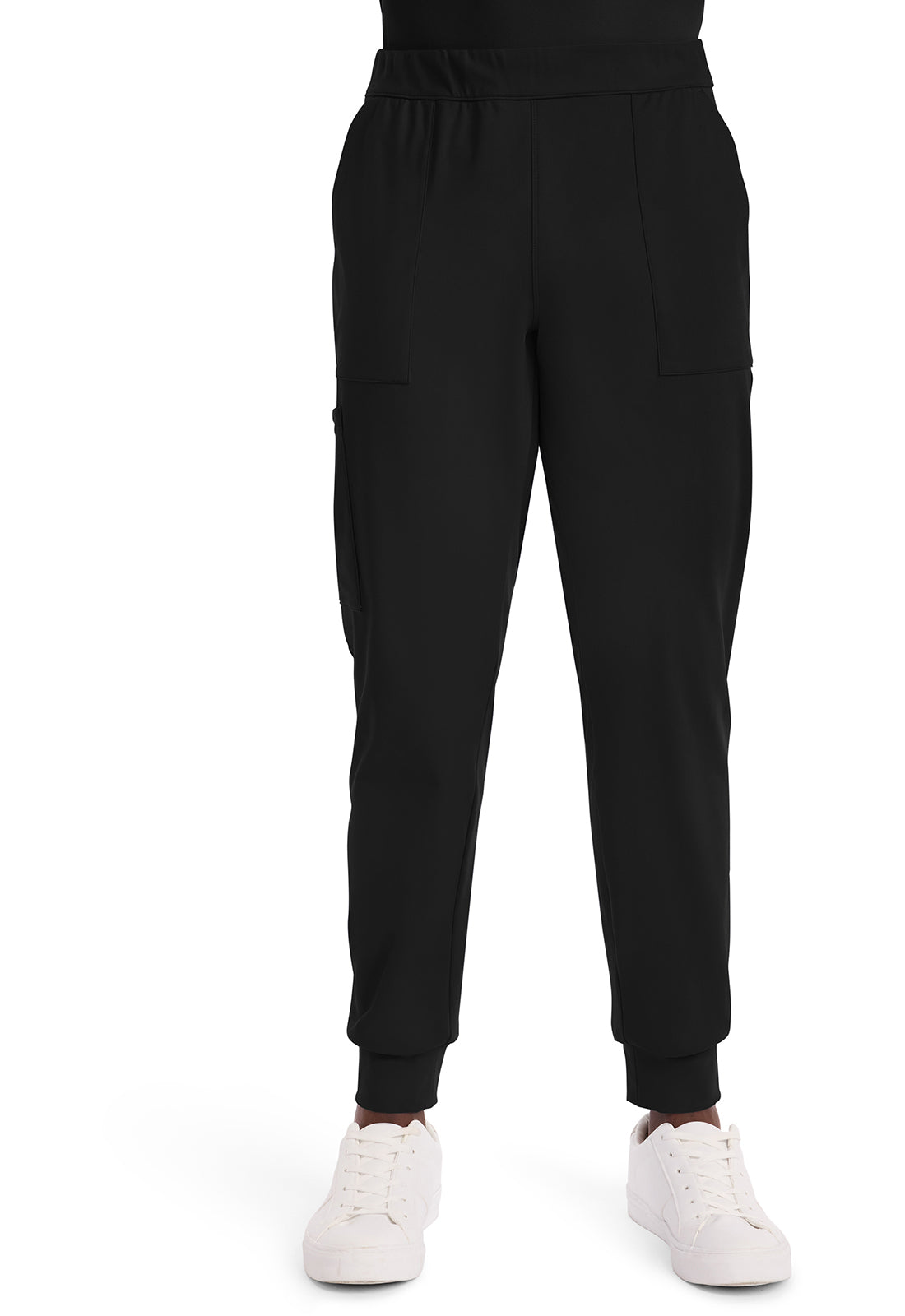 Achieve CK034 Men's 5-Pocket Jogger Scrub Pants Black