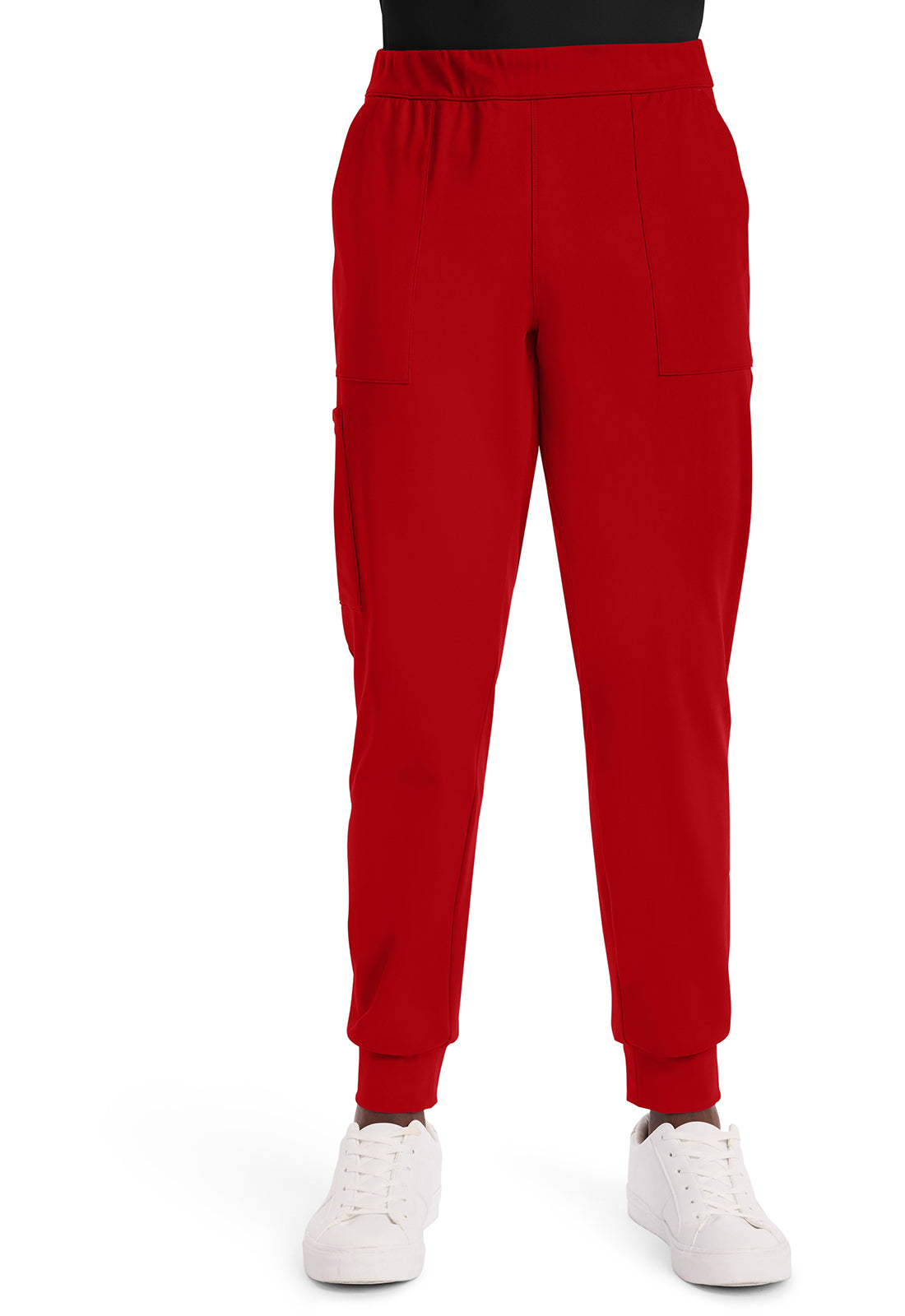 Achieve CK034 Men's 5-Pocket Jogger Scrub Pants Red