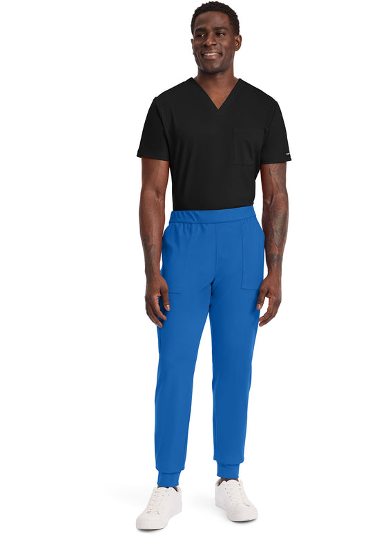 Achieve CK034 Men's 5 Pocket Jogger Pants Royal