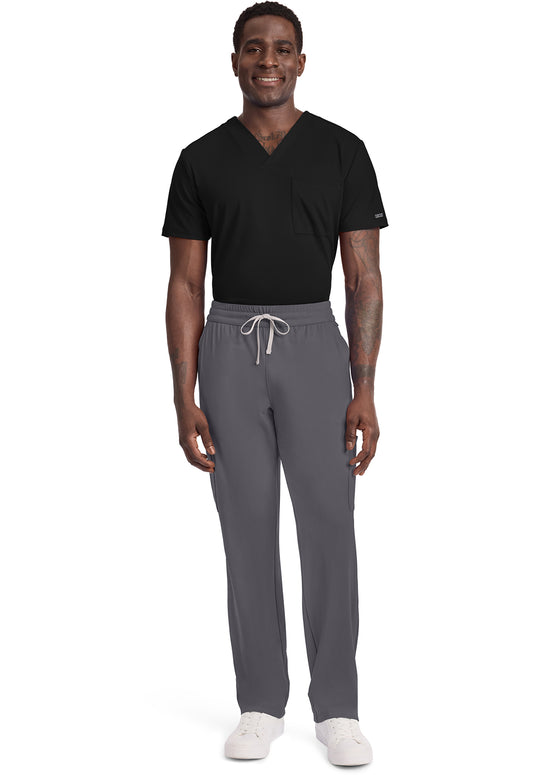 Achieve CK036 Men's 5 Pocket Straight Leg Pant Pewter Image 2