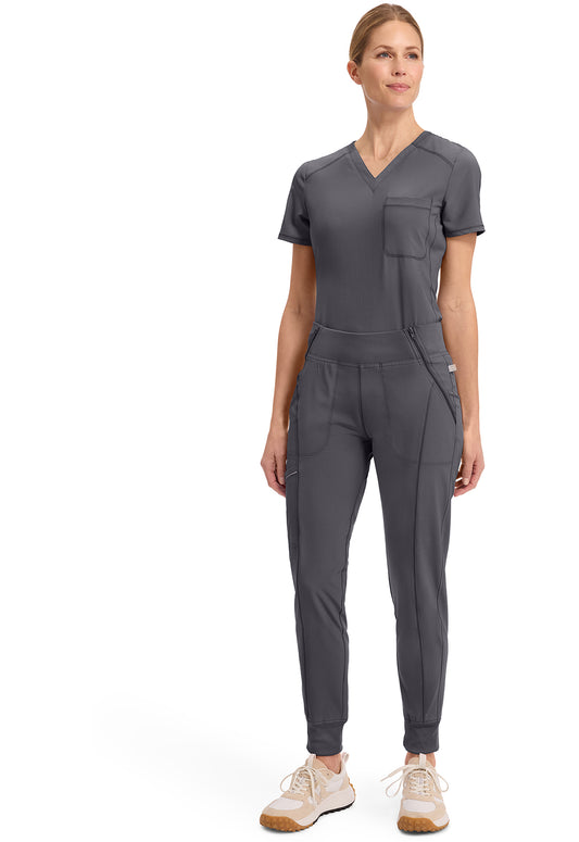 Infinity CK110A Women's Mid Rise Scrub Joggers Pewter