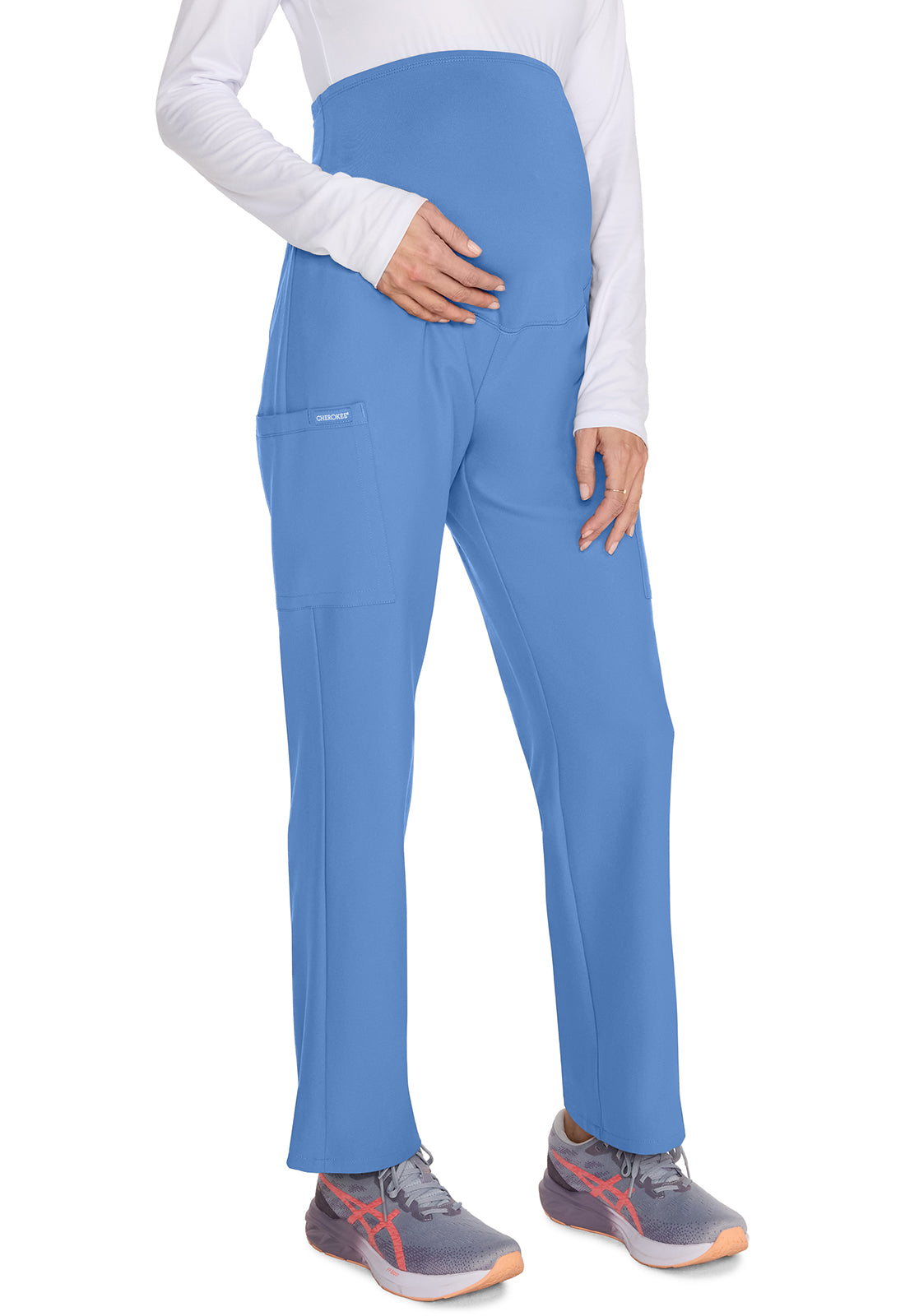 Originals Ultra CK118A Maternity slim leg Pants Ciel Blue Image