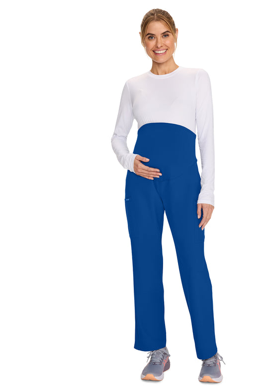 Workwear Originals Ultra CK118A Women's Maternity Straight leg Scrub Pants Galaxy Blue