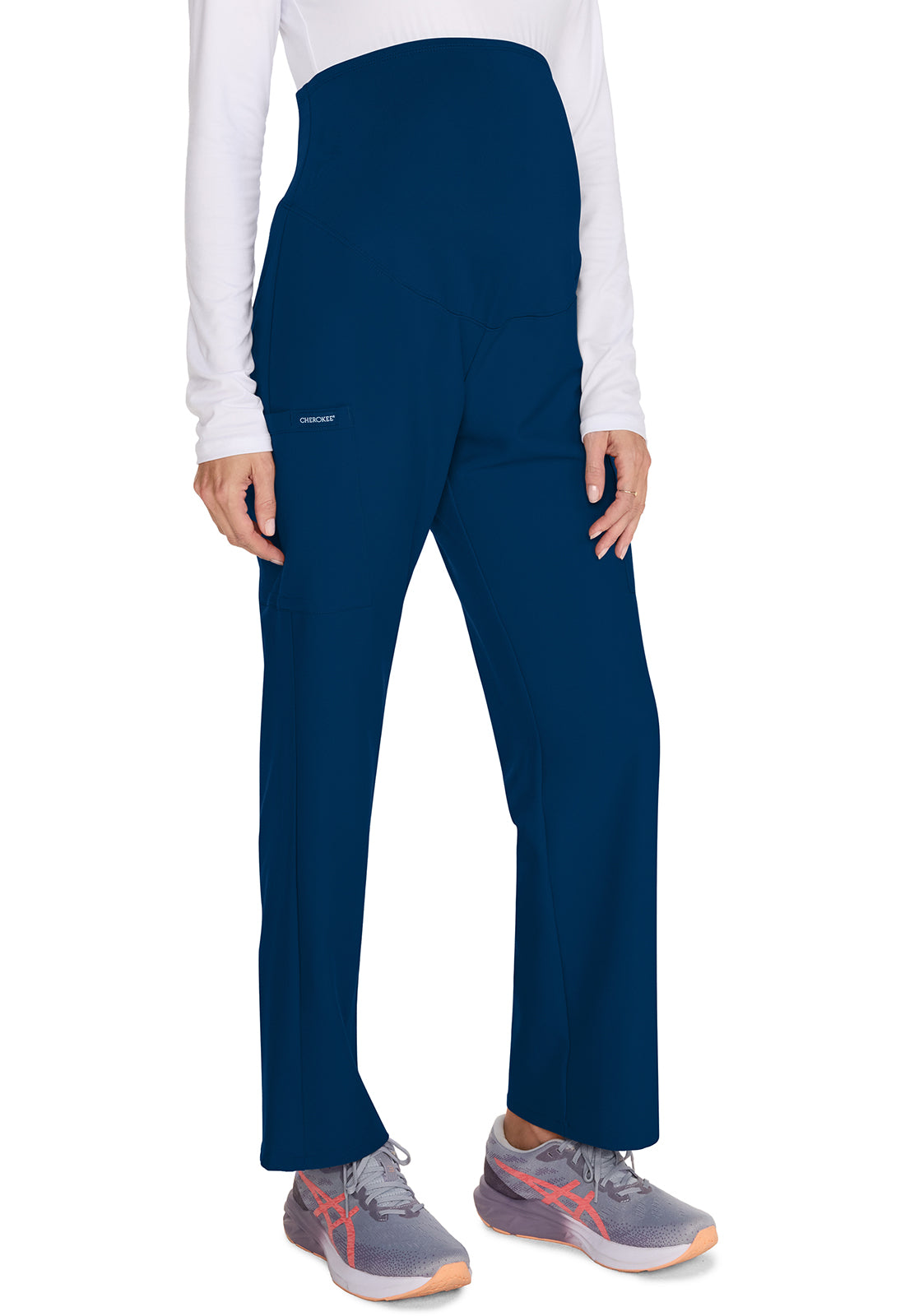 Workwear Originals Ultra CK118A Women's Maternity Straight leg Scrub Pants Navy