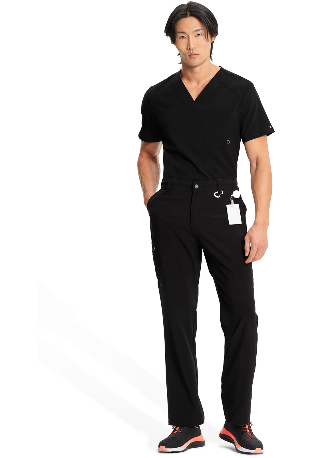 Infinity CK200A Men's Fly Front Scrub Pants Black