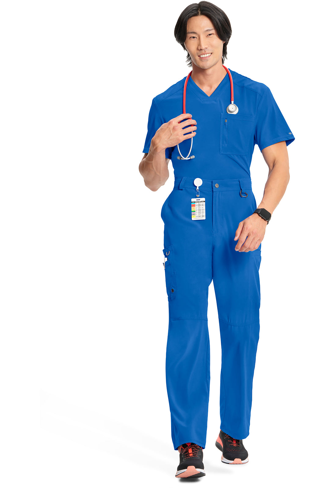 Infinity CK200A Men's Fly Front Scrub Pants Royal