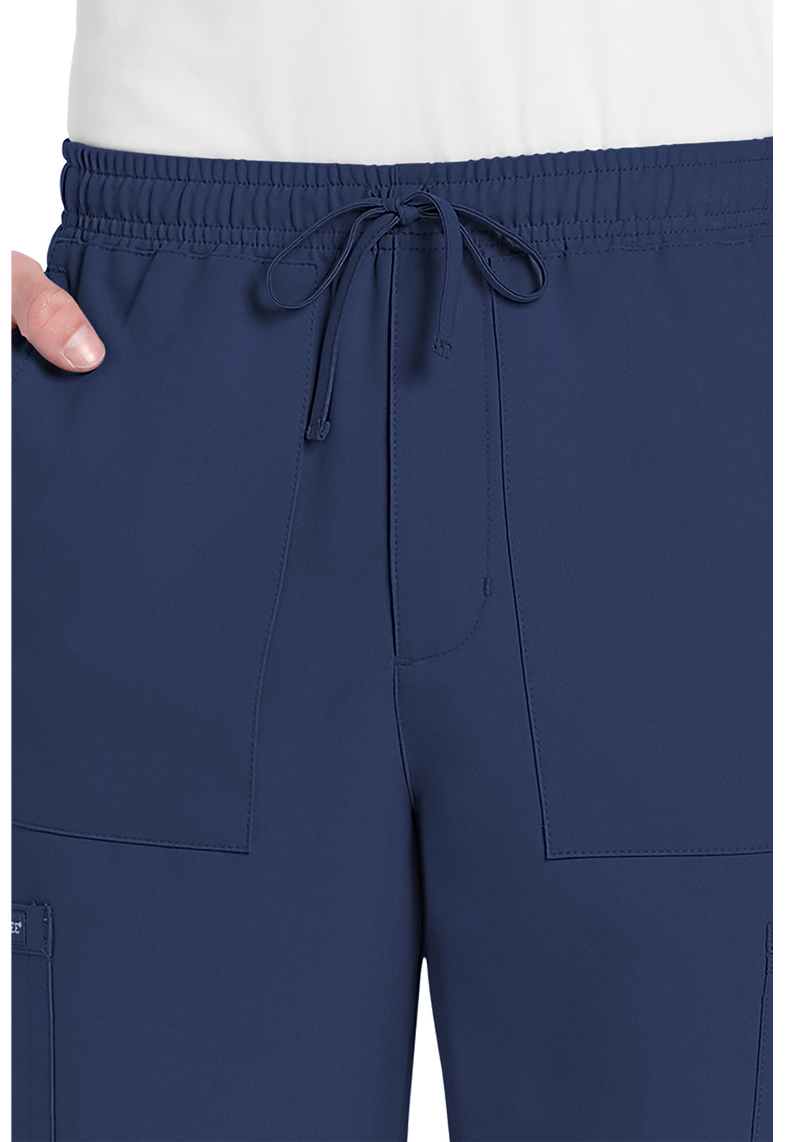 Workwear Originals Ultra CK279A Men's Mid Rise Zip Fly Straight Leg Scrub Pants Navy