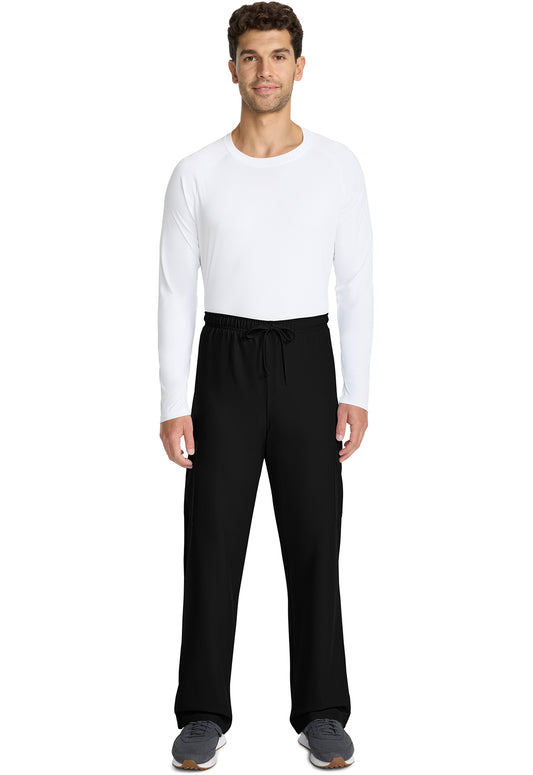 Workwear Originals Ultra CK280A Unisex Unisex Mid Rise Drawstring Straight Scrub Pants Black