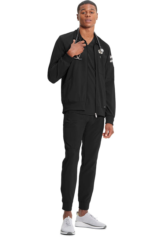 Infinity CK305A Men's Zip Front Jacket Black