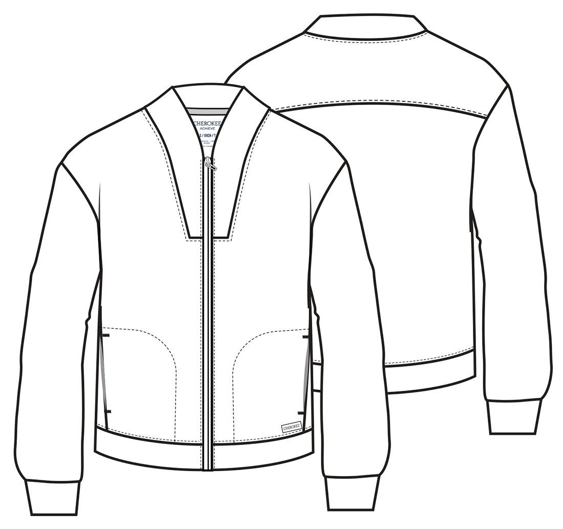 Achieve CK353 Women's Zip-Up Warm-Up Jacket Red