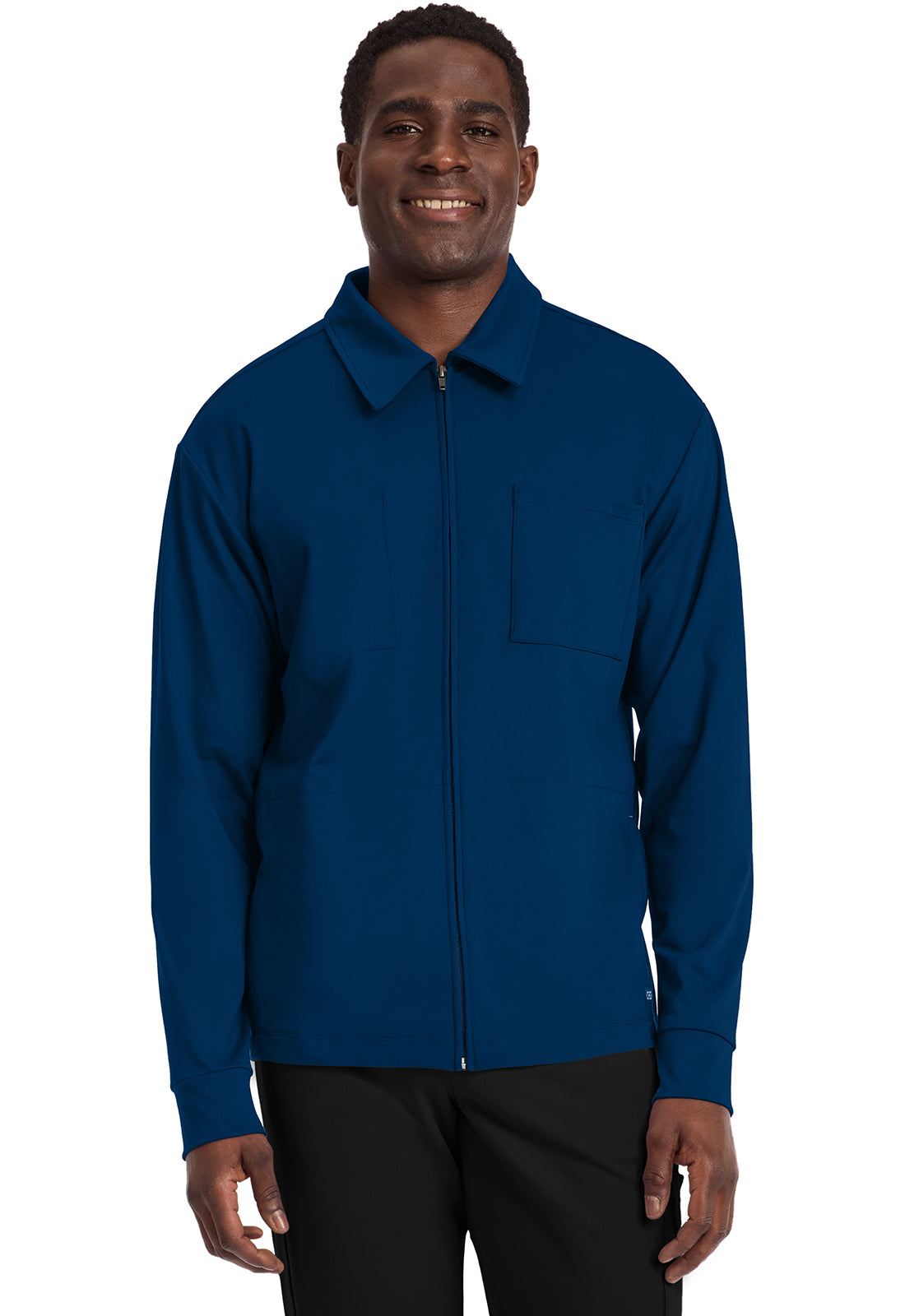 Cherokee Achieve CK354 Men's Zip-Up Warm-Up Jacket Navy – Med Threads