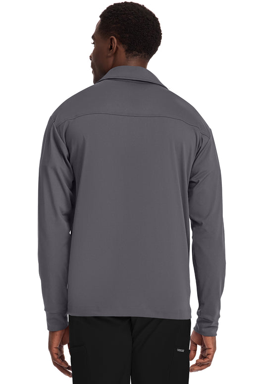 Achieve CK354 Men's Zip-Up Warm-Up Jacket Pewter Image