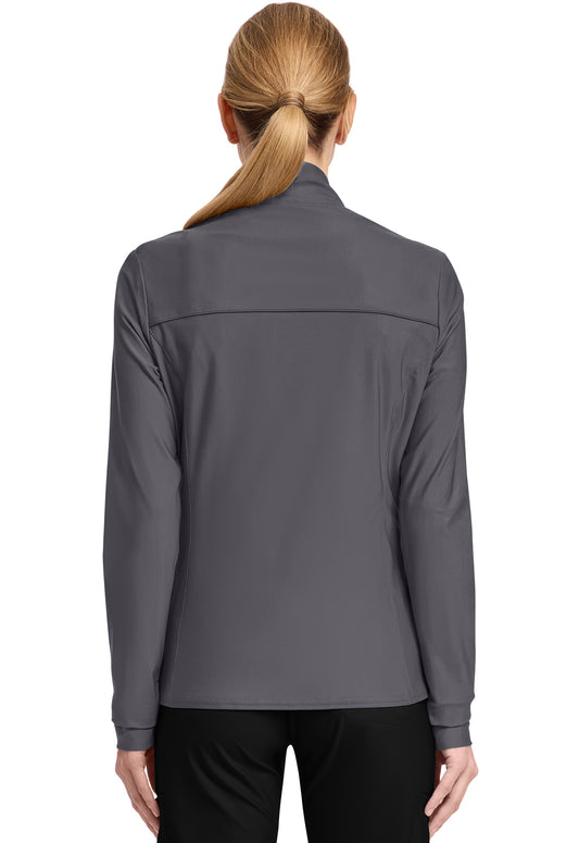 Form CK381 Women's 3-Pocket Warm-up Jacket Pewter Image
