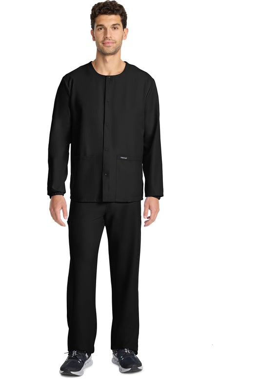 Workwear Originals Ultra CK393A Unisex Unisex Snap Front Warm Up Jacket Black