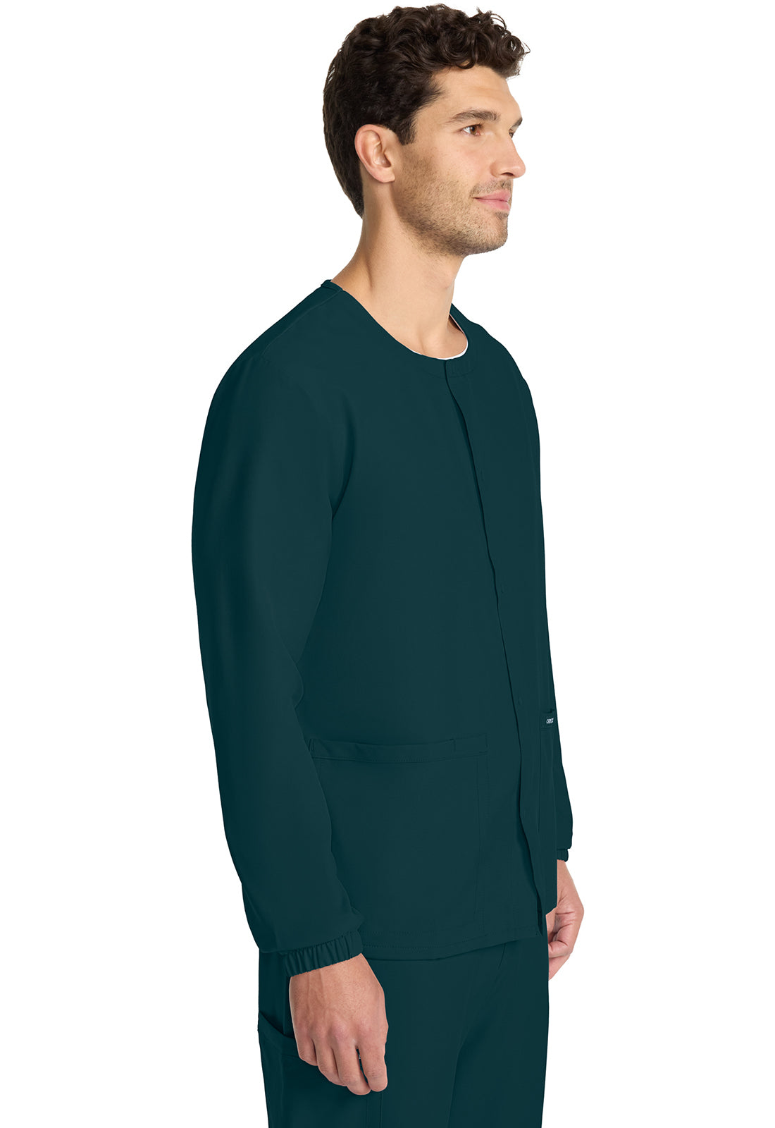 Workwear Originals Ultra CK393A Unisex Unisex Snap Front Warm Up Jacket Caribbean Blue
