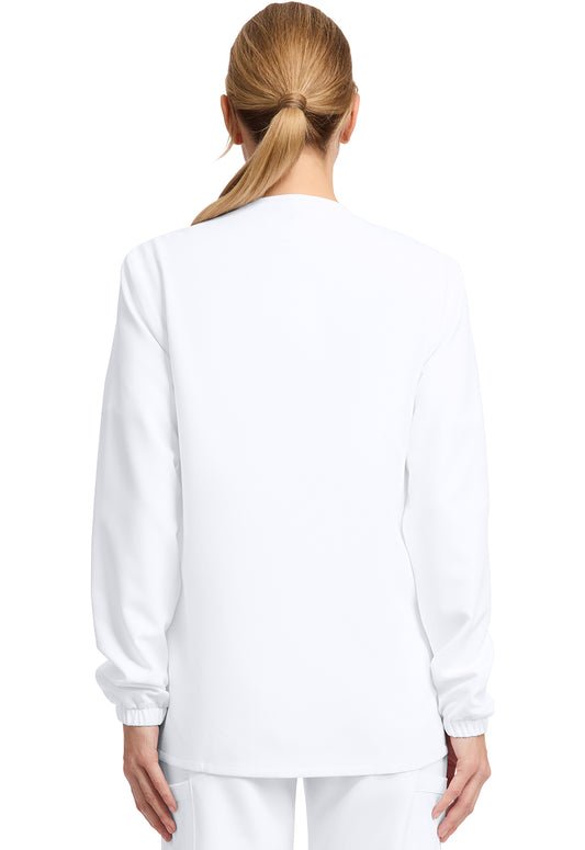 Originals Ultra CK393A Unisex Snap Front Warm Up Jacket White Image