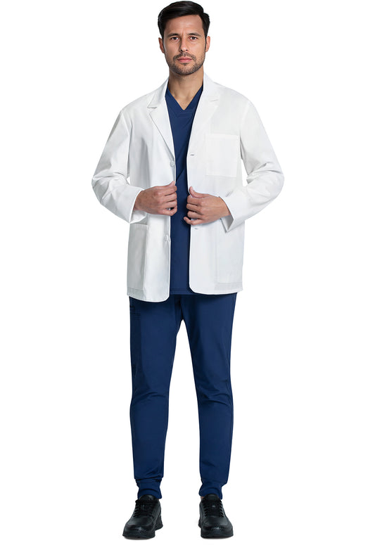 Project Lab CK401 Men's 30" Men's Consultation Coat White