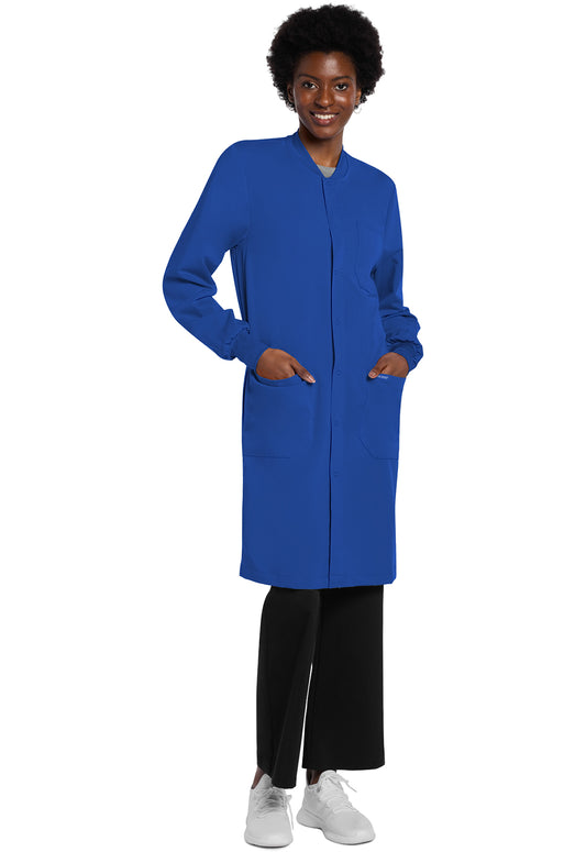 Project Lab CK402A Unisex 40" Snap Front Lab Coat Royal