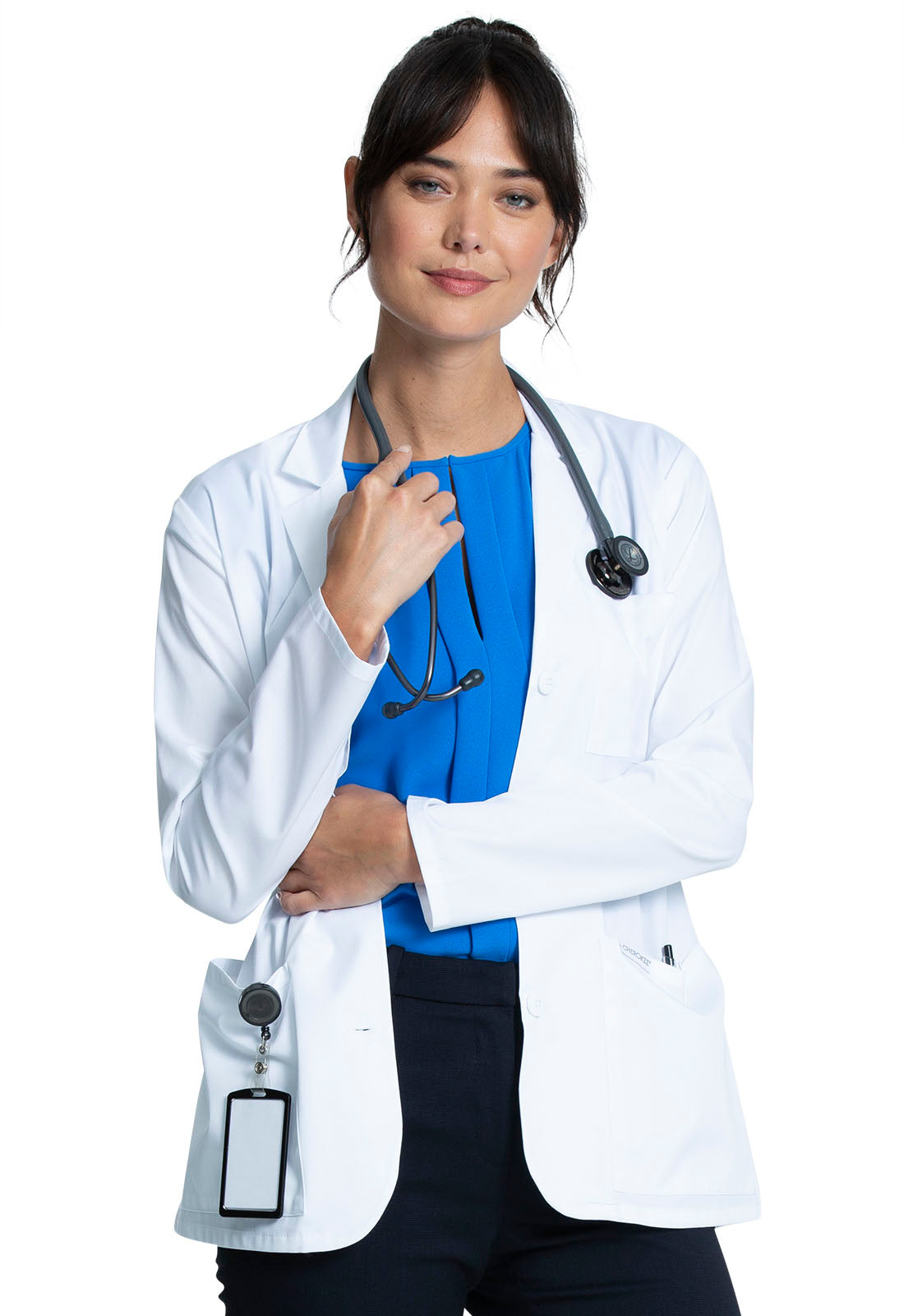 Project Lab CK451 Women's 30" Consultation Coat White