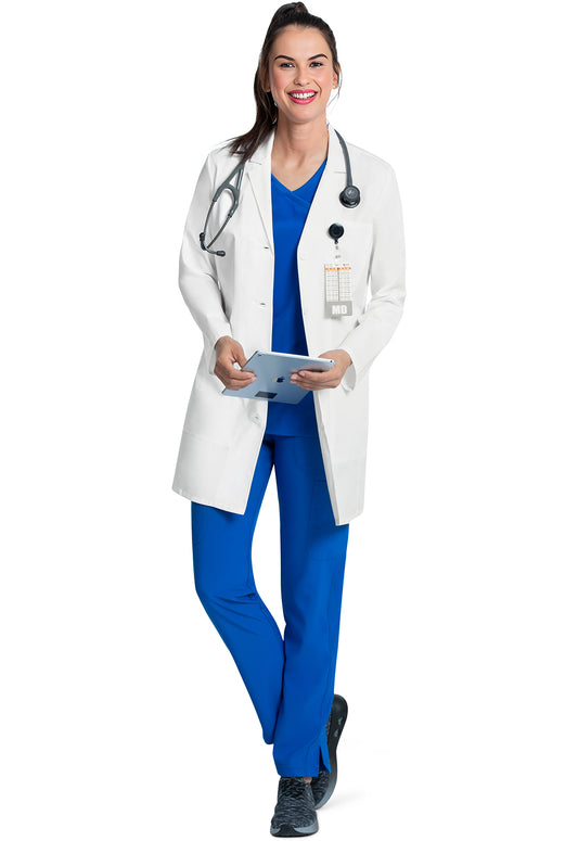Project Lab CK452 Women's 33" Lab Coat White