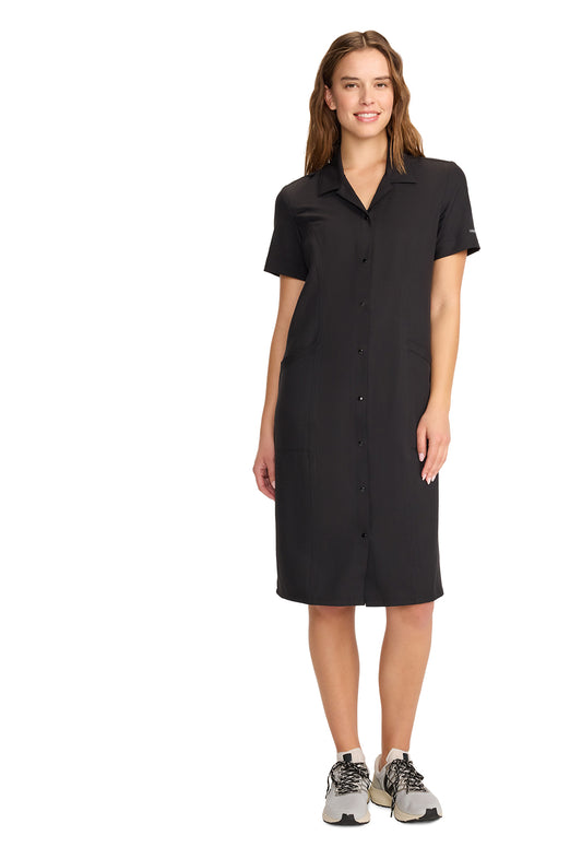 Workwear Originals Ultra CK512A Women's Button Front Dress Black