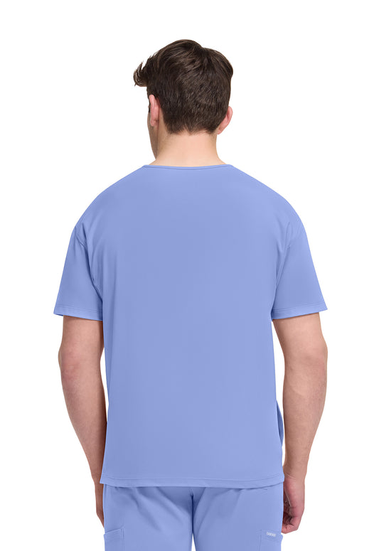 Achieve CK729 Men's 3-Pocket V-Neck Top Ciel Image