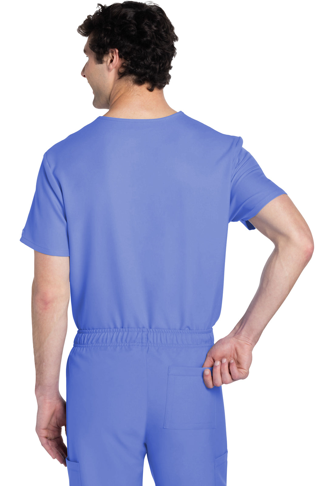 Workwear Originals Ultra CK778A Unisex Unisex V-Neck Scrub Top Ciel Blue