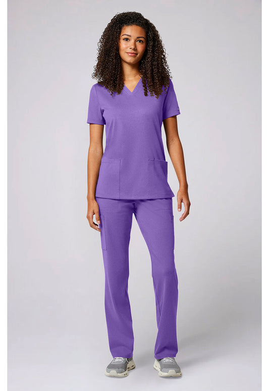 Achieve CK832 Women's 2-Pocket V-Neck Scrub Top image 2