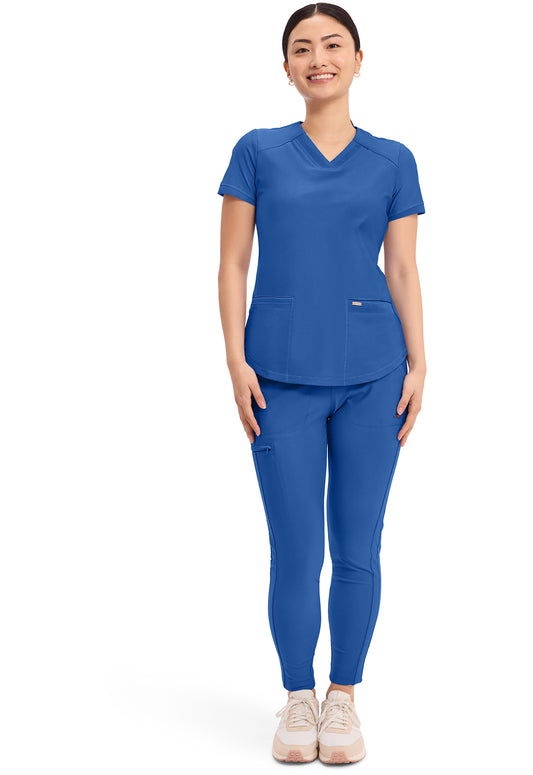 Form CK840 Women's V-Neck Scrub Top Royal