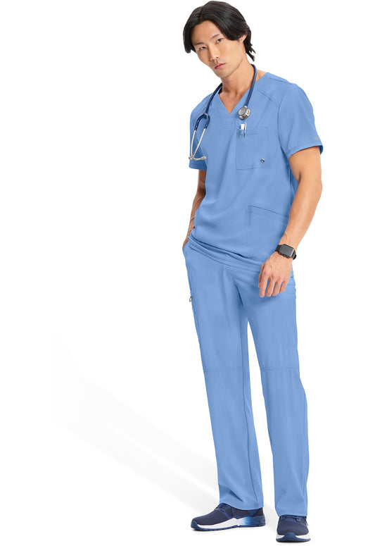 Infinity CK900A Men's V-Neck Scrub Top Ciel