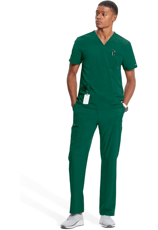 Infinity CK900A Men's V-Neck Scrub Top Hunter Green