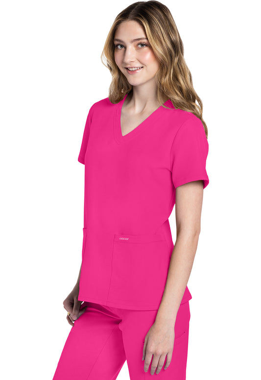Originals Ultra CK953A V-Neck Top Electric Pink