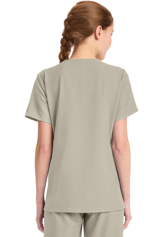 Originals Ultra CK954A Women's Tuck-in V-Neck Top Khaki Image