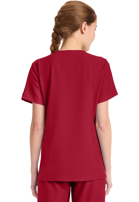 Originals Ultra CK954A Women's Tuck-in V-Neck Top Red Image