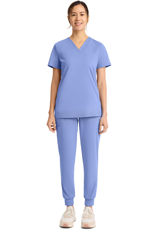 Achieve CK963 Women's Tuck in Scrub Top Ciel
