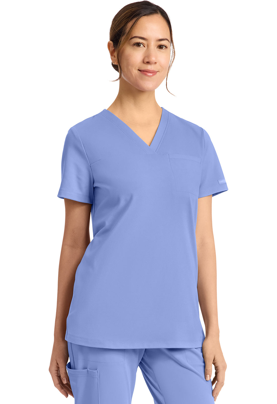 Achieve CK963 Women's Tuck in Scrub Top Ciel