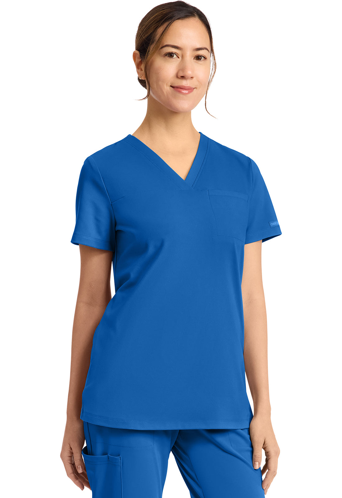 Achieve CK963 Women's Tuck in Scrub Top Royal