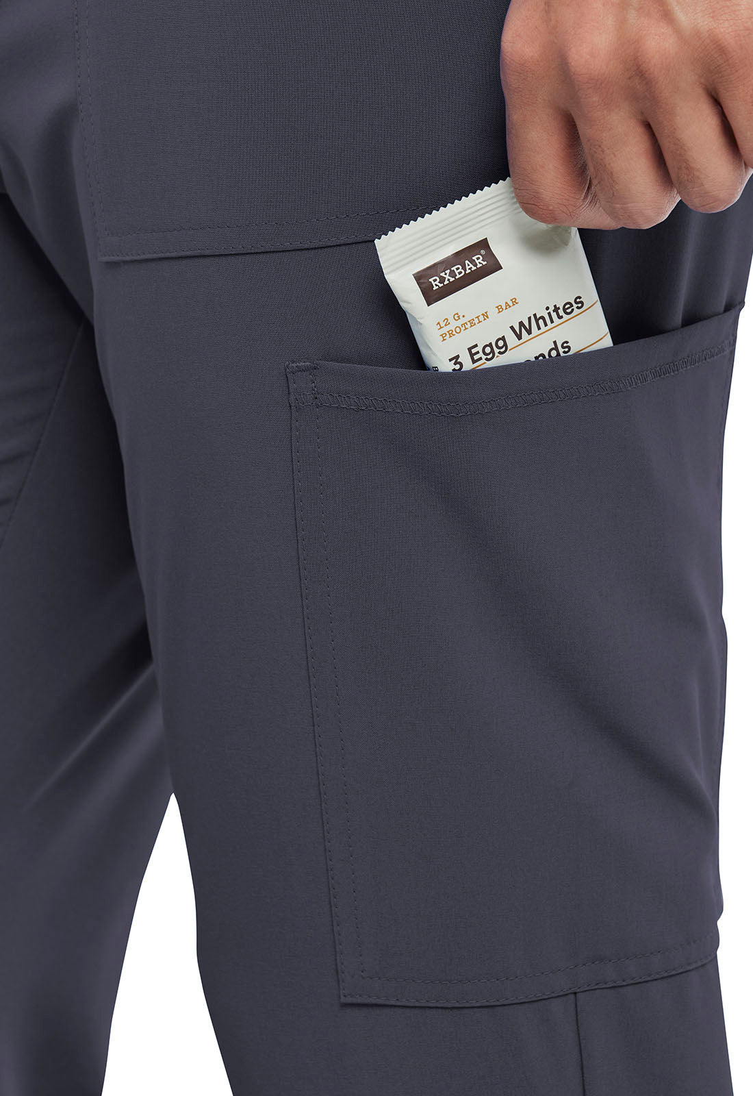 Allura CKA189 Men's Mid Rise Scrub Joggers Pewter