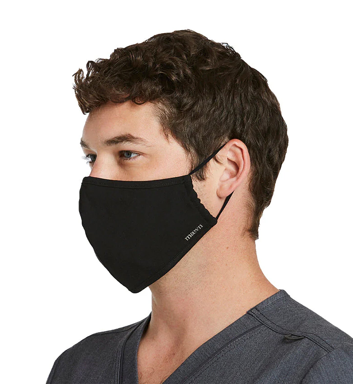 Mask CM010 2-Ply Cloth Mask Black