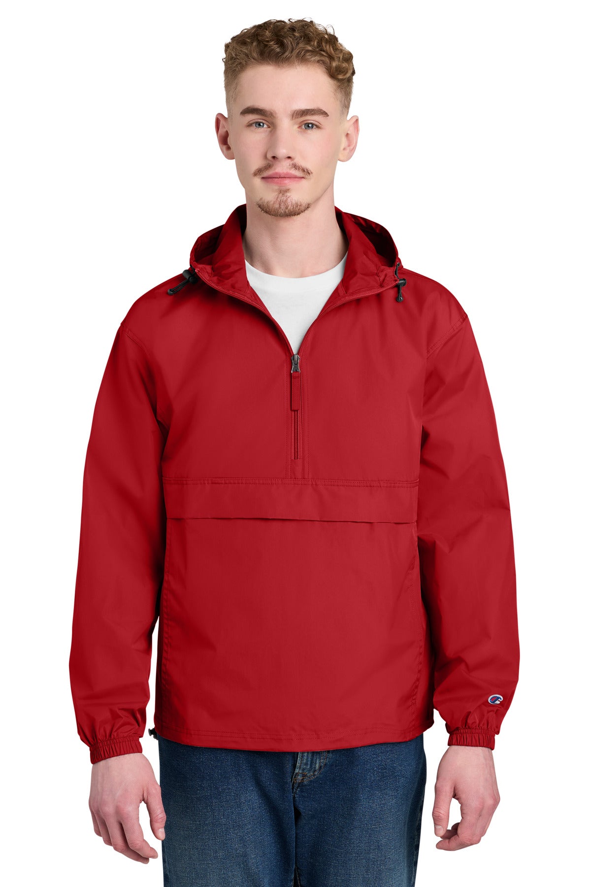 Champion Packable Anorak Jacket CO200 Scarlet