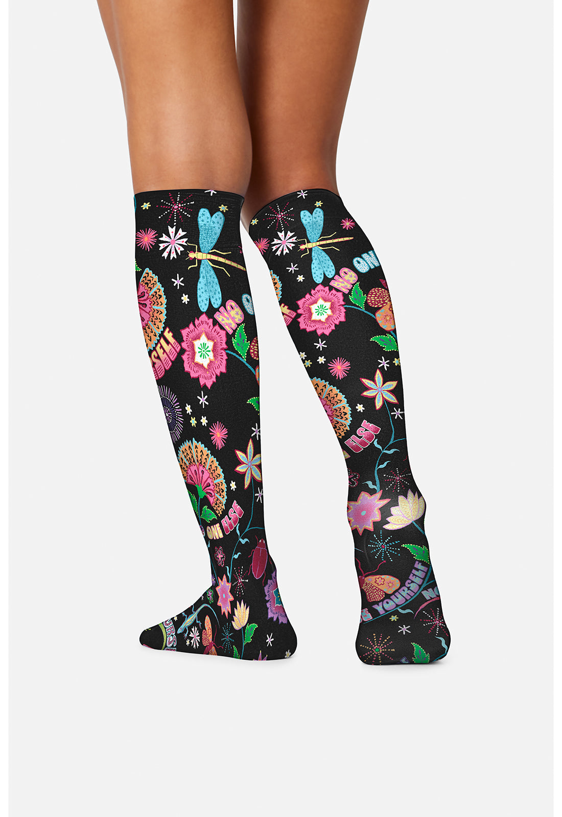 Legwear COMFORTSUPPOR Knee High 8-15 Mmhg Compression Sock Celebrate You