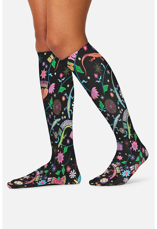 Legwear COMFORTSUPPOR Knee High 8-15 Mmhg Compression Sock Celebrate You