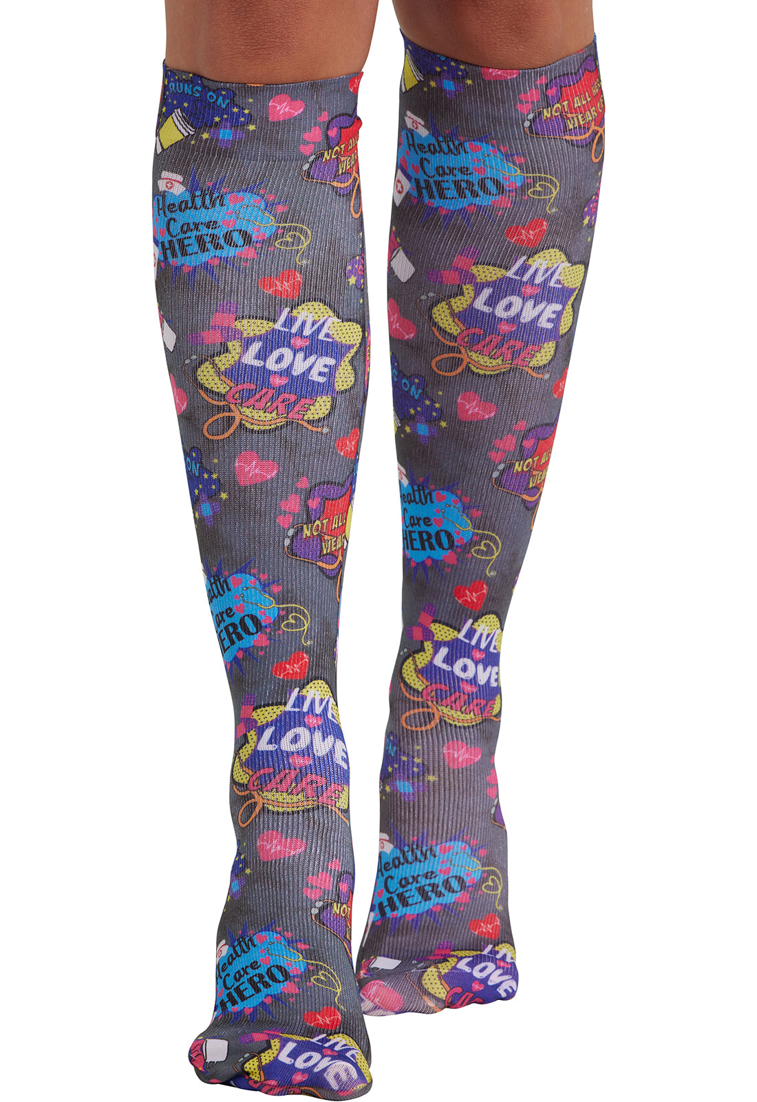 Legwear COMFORTSUPPOR Women's Knee High 8-15 mmHg Compression Sock Healthcare Heroes