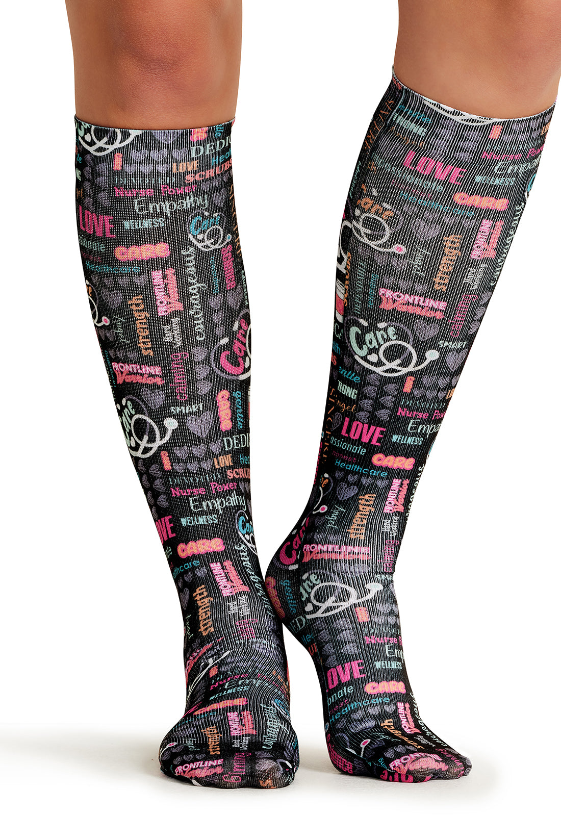 Legwear COMFORTSUPPOR Women's Knee High 8-15 mmHg Compression Sock Nurse Power