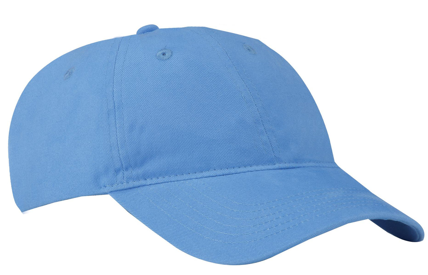 Port Authority Brushed Twill Low Profile Cap CP77 Carolina Blue