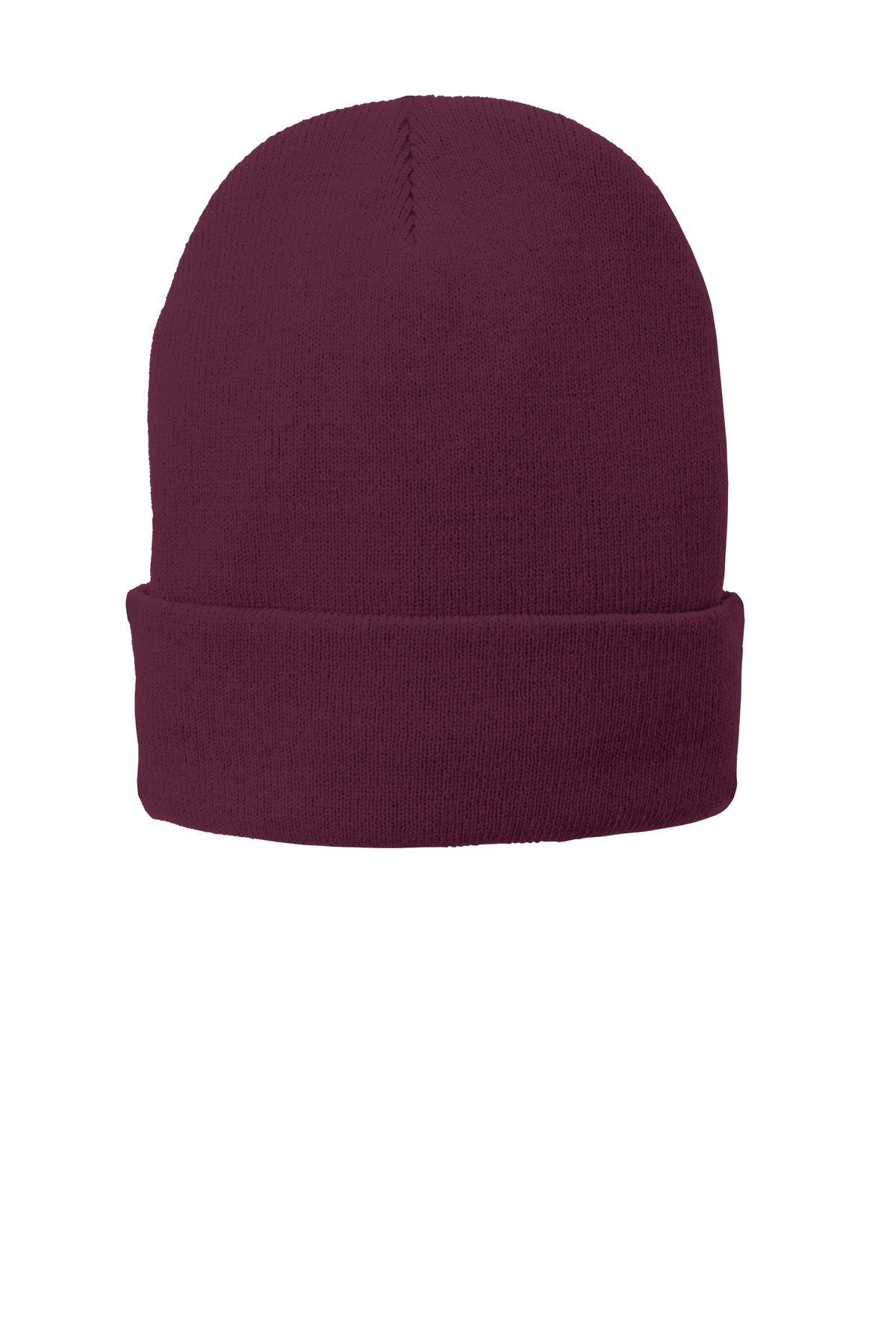 Port Authority Fleece-Lined Knit Cap CP90L Maroon