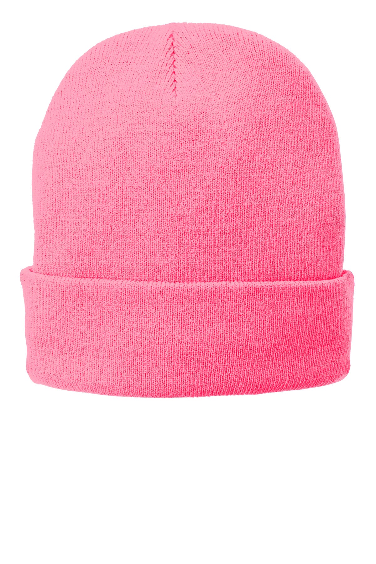 Port Authority Fleece-Lined Knit Cap CP90L Neon Pink Glo