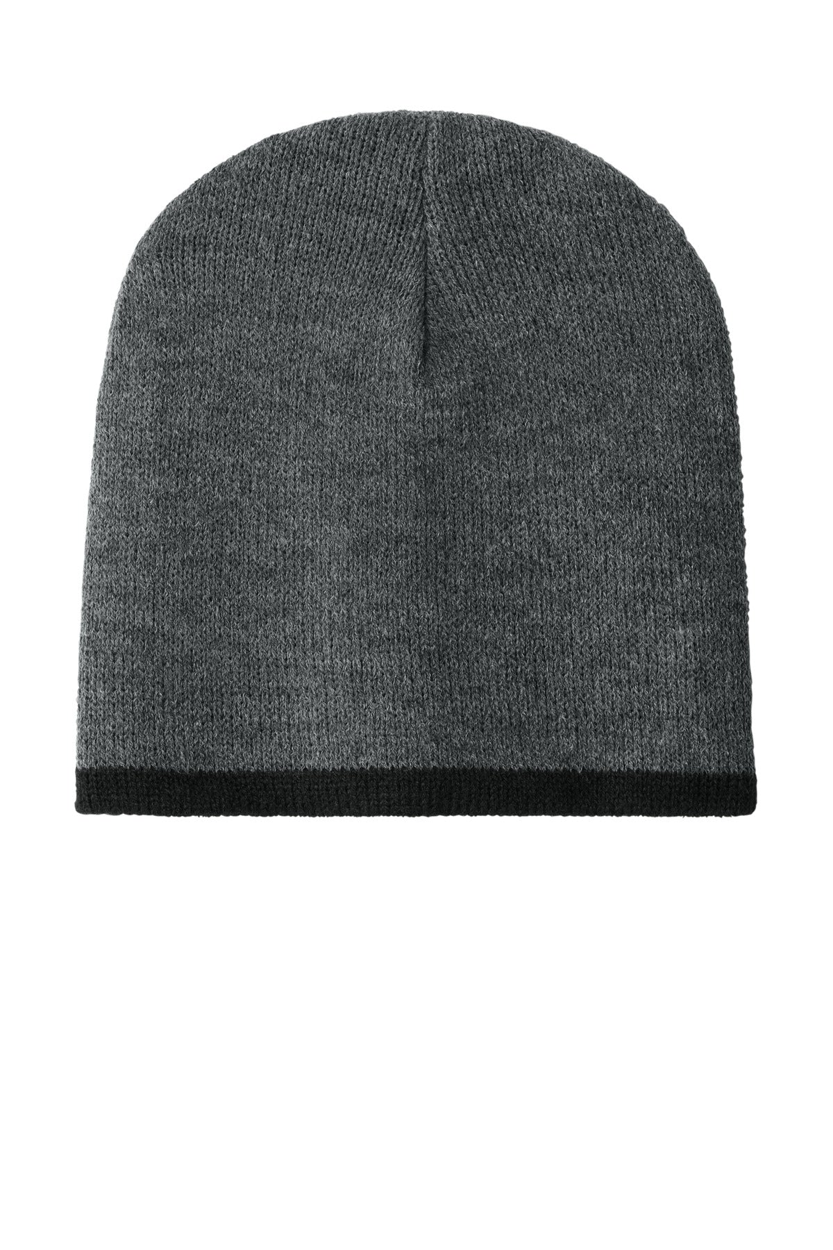 Port Authority Beanie Cap CP91 Athletic Oxford/ Black