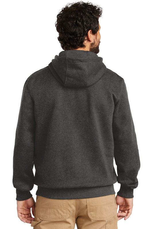 Carhartt Rain Defender Paxton Heavyweight Hooded Sweatshirt. CT100615 Carbon Heather